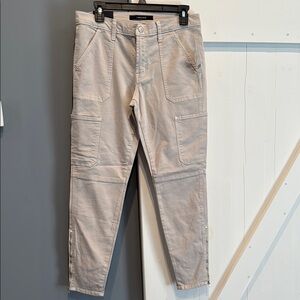 J Brand Light Beige Utility Pants, Size 30, NWT